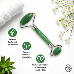 Rouleau jade Mount Lai favorise le drainage lymphatique du visage