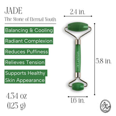 Rouleau jade Mount Lai apaise les tensions faciales et détend les muscles du visage