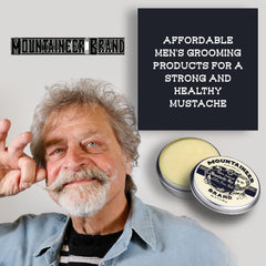 Mountaineer Brand cire moustache forme durable adaptée à tous types.
