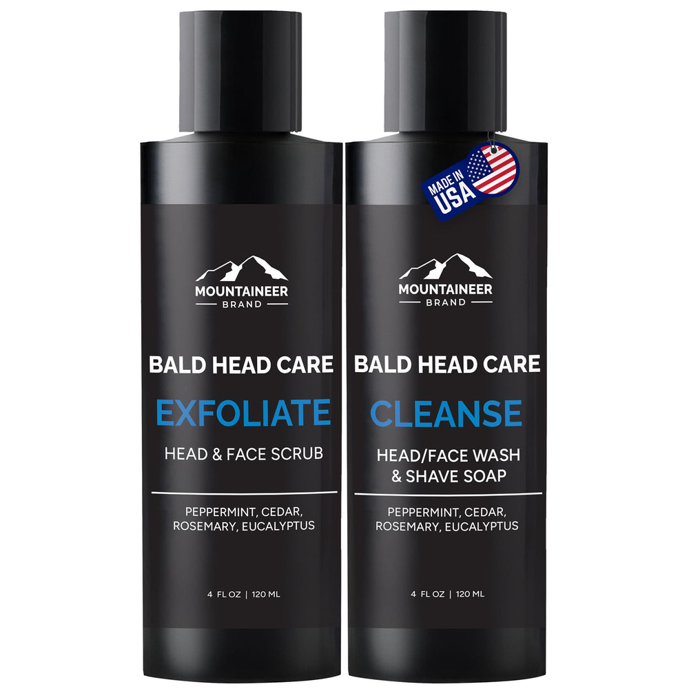 Mountaineer Brand Gommage Crâne : exfolie en douceur et prépare la peau.
