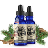 Huile barbe Mountaineer Brand, parfum bois, hydratation rapide
