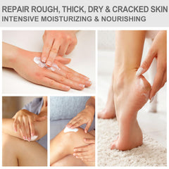 Mouriven Crème Urée 40% absorption rapide sans gras pour une peau souple.