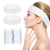 Bandeau MoyRetty jetable emballé en paquet, pratique pour spa et soins du visage.