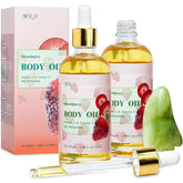 MR.A huile corporelle fraise — flacon élégant qui hydrate et parfume la peau