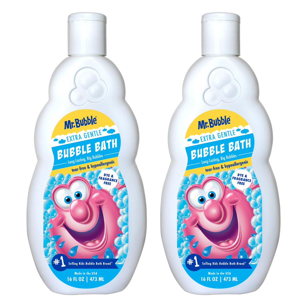 Mr. Bubble bouteille Douceur offrant des bulles généreuses pour le bain