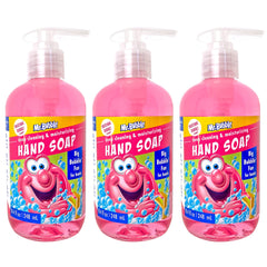 Mr. Bubble Kids Savon Mains – bouteille pratique pour lavage ludique et hydratant.