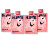 Mr. Bubble Original bubble-bath bottle pour delivers big, long-lasting bubbles.