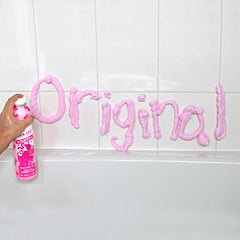 Mr. Bubble Savon mousse bubblegum : mousse riche et douce pendant la douche.