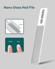 MR.GREEN nano-verre-polisseur: polissage précis et lisse des ongles