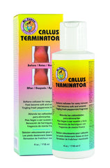 Mr. Pumice Callus Terminator – bouteille 4oz prête pour pédicure à domicile.