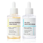 Sérum MrCuvaryas : bouteille peptide propolis hyal, hydratation ciblée.