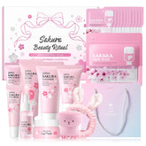 MrCuvaryas Sakura ensemble soin visage: rituel hydratant et éclat.