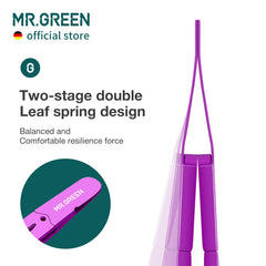 MR.GREEN pince-sourcils-finition-coloree — couleur attrayante et pratique.