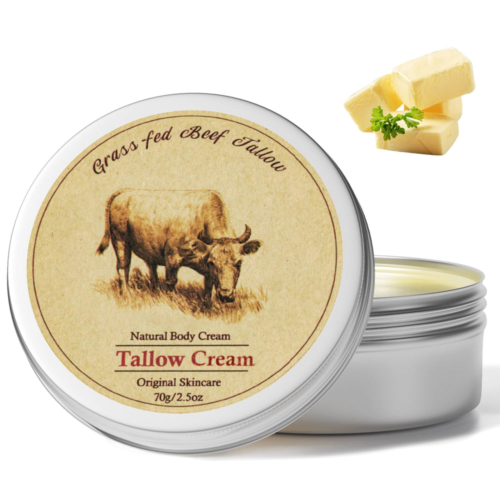 MROUVIK Beef Tallow Balm in a jar for deep hydration and everyday moisture.
