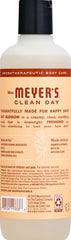 Aloe vera infusion from Mrs. Meyer’s body wash soothes and hydrates skin.