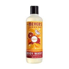 Bouteille MRS. MEYER'S CLEAN DAY Gel Douche Clémentine, hydratation légère et parfum frais.