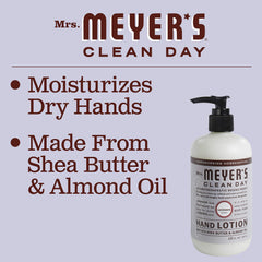 Usage mains et corps avec lotion Lavande Mrs. Meyer's pour hydratation