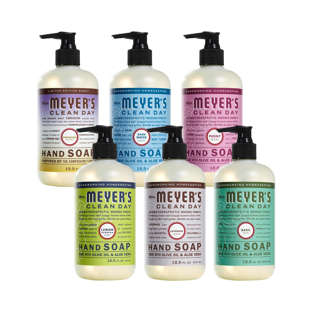 Savon liquide Mrs. Meyer's Clean Day – Fleur Compassion; douceur pour les mains et parfum agréable
