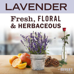 Mrs. Meyer's Savon mains Eau de Pluie-Avoine, parfum frais et lavage efficace.
