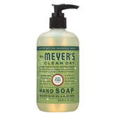 Mrs. Meyer’s Iowa Pine – savon pour les mains, parfum boisé et douceur durable.