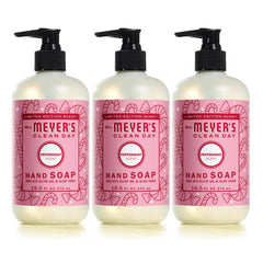 Savon pour les mains Mrs. Meyer's menthe poivrée, bouteilles lot de trois