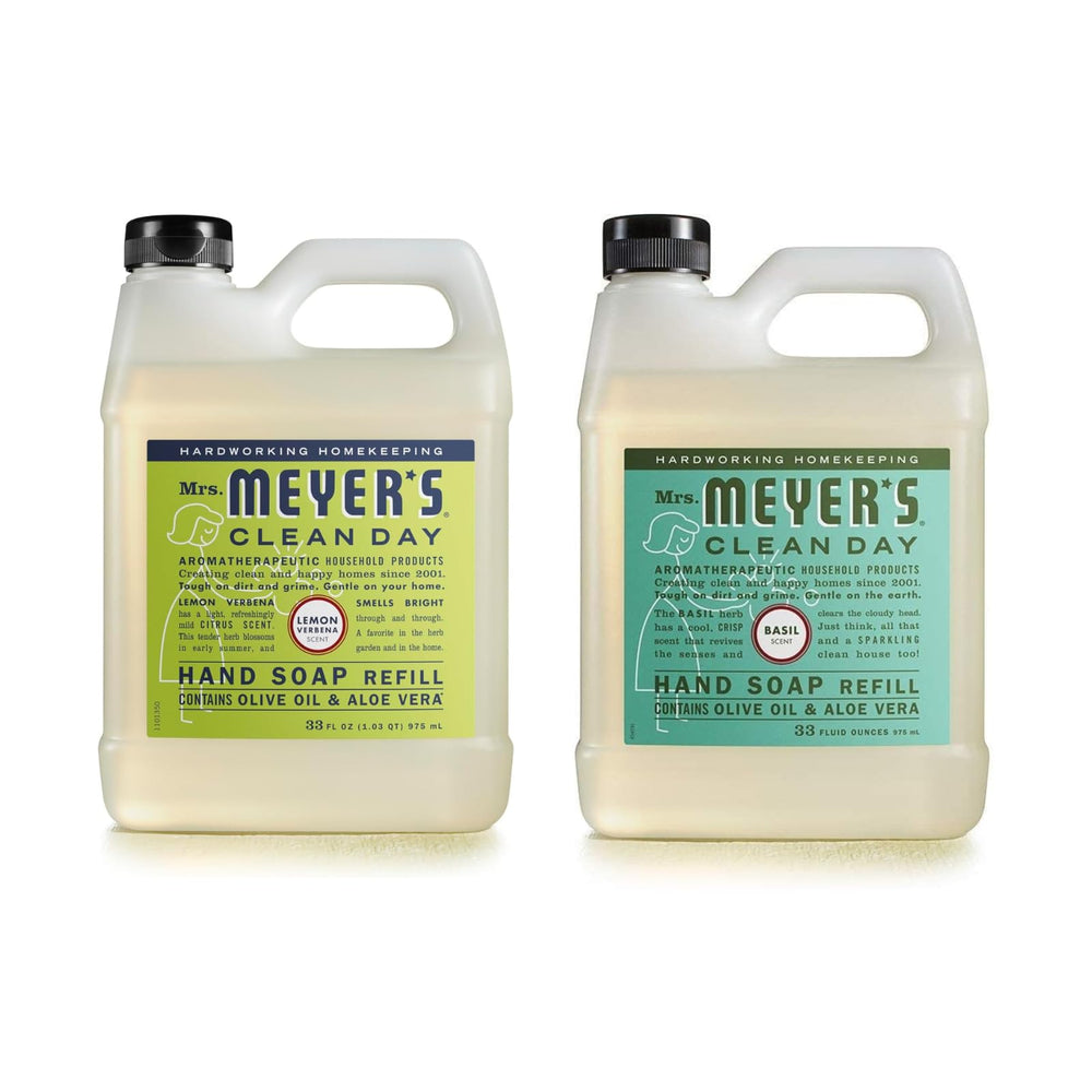 Mrs. MEYER'S Clean Day Refill Basilic: douceur hydratante pour les mains.