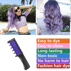 MSDADA peigne colorant capillaire violet – utilisation rapide sans taches sur les mains.
