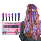 MSDADA peigne-crayon cheveux violet et rose, application facile pour enfants