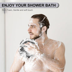 Matériau à haute densité favorisant plus de mousse lors du frottement.