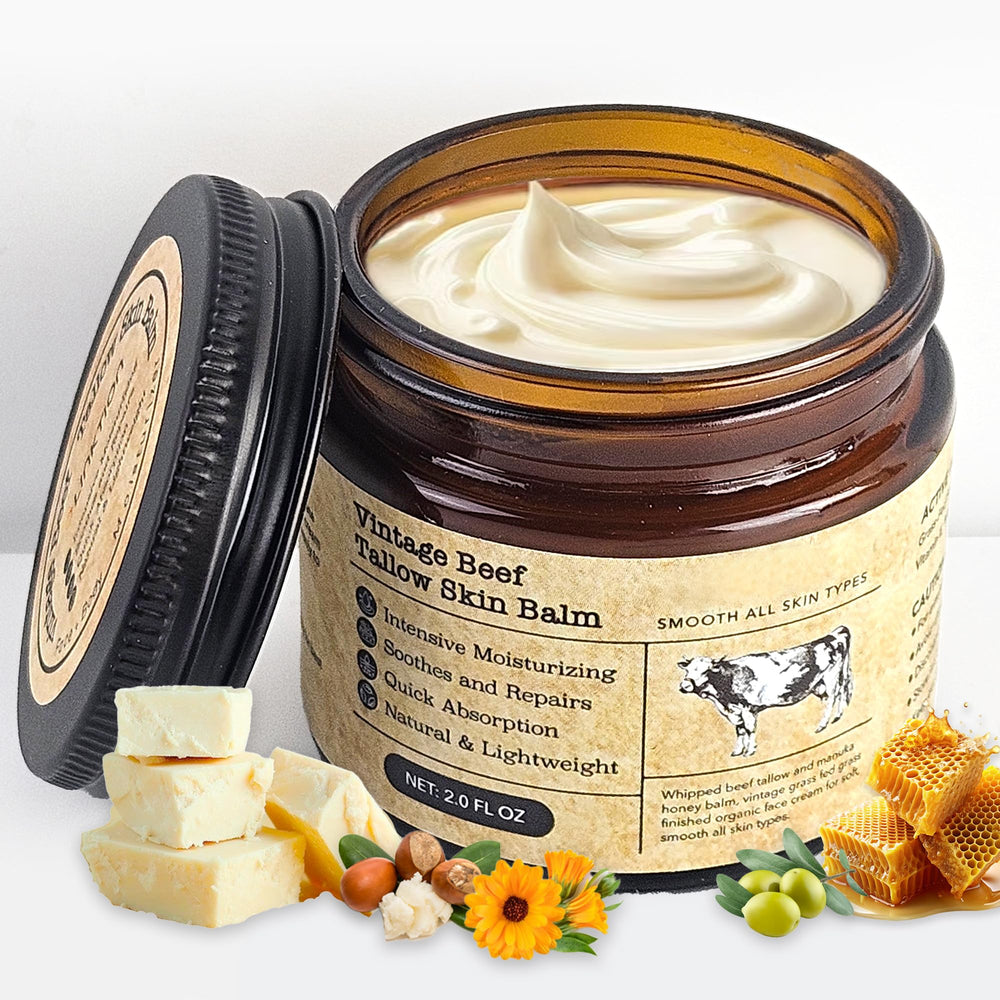 MTGBO baume gras boeuf au miel pour le visage, hydratation nourrissante.