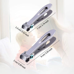 Mudder coupe-ongles ergonomique avec poignee antiderapante pour control facile.