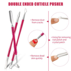 Mudder grattoir-cuticule: nettoie et lisse le contour des ongles