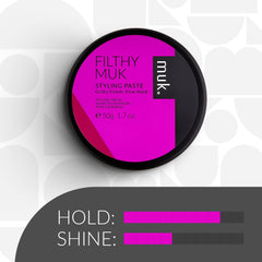 MUK Filthy Gritty Finish sans résidu pour un look net et propre.