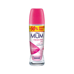 MUM Fresh Pink Roll-On - Bouteille 50 ml offrant une fraîcheur durable tout au long de la journée.
