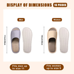 Chaussons Mumufy pour visiteurs avec tailles multiples, pratiques pour hôtels et maisons.