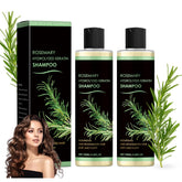 Shampoing muoyid au romarin et kératine – Bouteille, nettoie en douceur tout en fortifiant les cheveux.