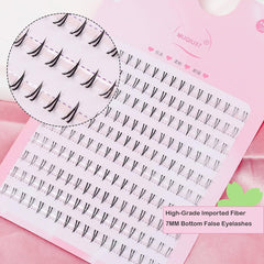 MUQIU37 cils inférieurs DIY, processus simple pour une extension personnalisée.