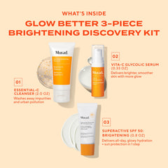Murad kit éclat: hydratant SPF50 pour protéger et nourrir la peau.