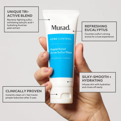 Murad Rapid Relief, rougeurs apaisées par le soin ciblé.