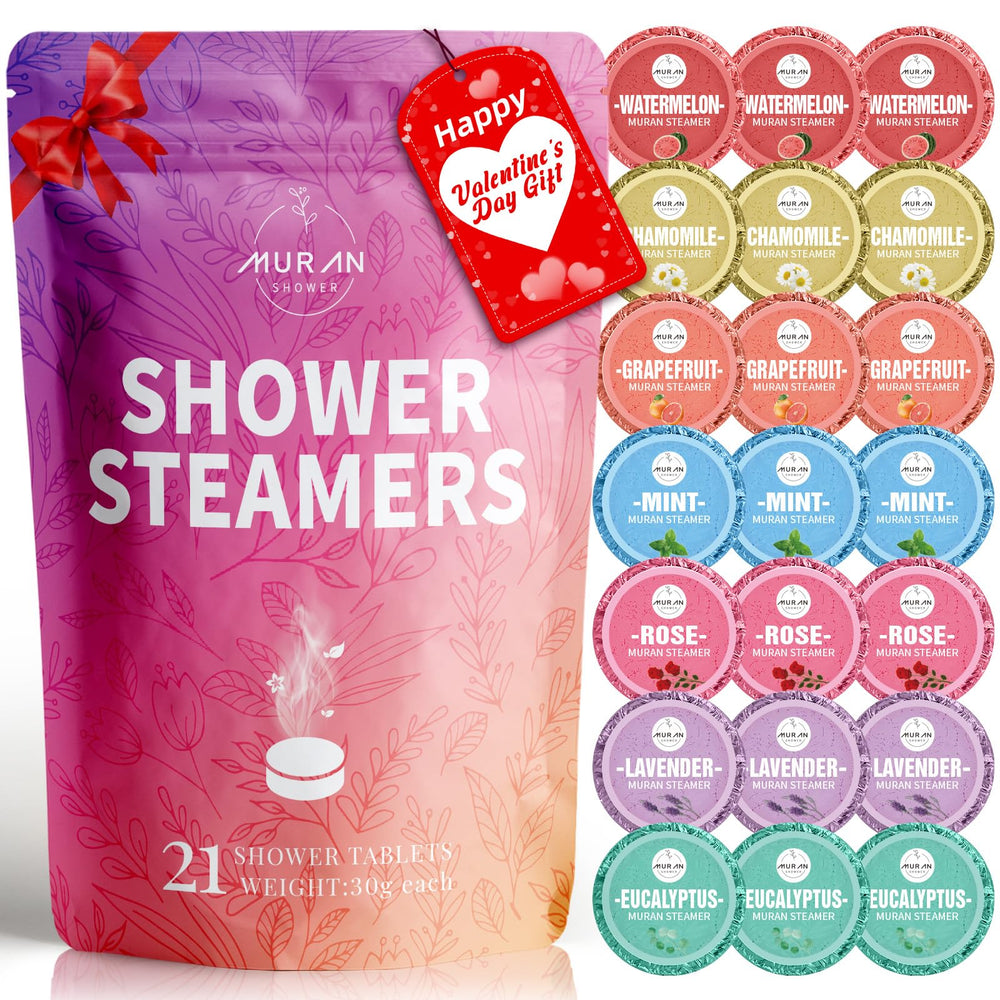 MURAN SHOWER ensemble de bombes douche 21 bombes prêt à offrir pour spa à domicile
