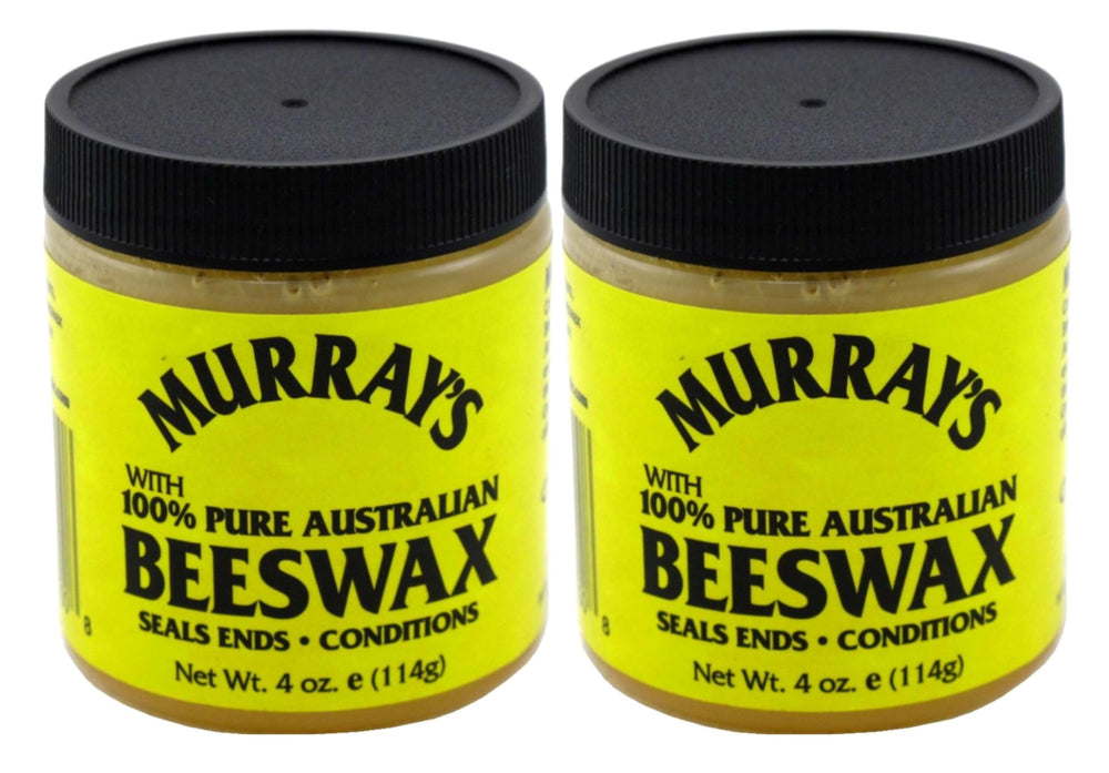 Murray's Cire d'abeille, pot 4 onces, double paquet idéal pour le coiffage quotidien