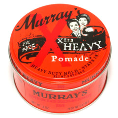 Pomade Murray's Extra Heavy – bouteille détaillée, tenue longue durée.