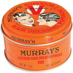 Murray's pomade vintage édition bouteille, tenue forte pour coiffure structurée.