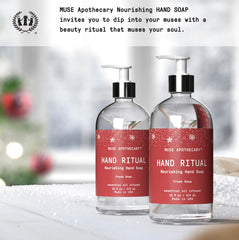 Muse Apothecary Bouteille Mousse Mains: mousse riche qui nettoie sans résidu.