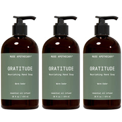 Muse Apothecary rituel mains, bouteille savonneuse botanique pour peau douce et purifiée