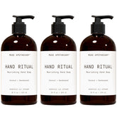Muse Apothecary Hand Ritual, rituel-main-bouteille aromathérapie apaisante pour les mains.