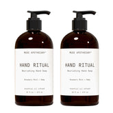 Muse Apothecary Rituel des Mains – bouteille élégante prête pour un rituel aromathérapeutique quotidien.