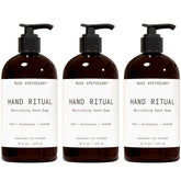 Savon mains Muse Apothecary, flacon 473 ml, arôme apaisant et hydratant.