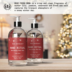 Muse Apothecary Senteur Neige Fraîche: parfum apaisant d'huiles essentielles.