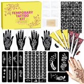 MuseLuxe kit-tatouages-temporaire-126-designs: faciliter la création de motifs personnalisés.